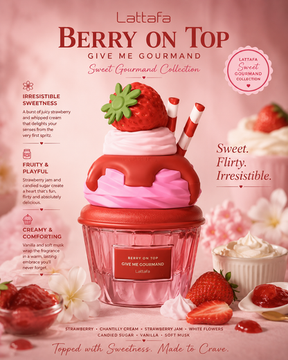 Give Me Gourmand – Berry on Top – 2.53 oz Eau de Parfum (Women)