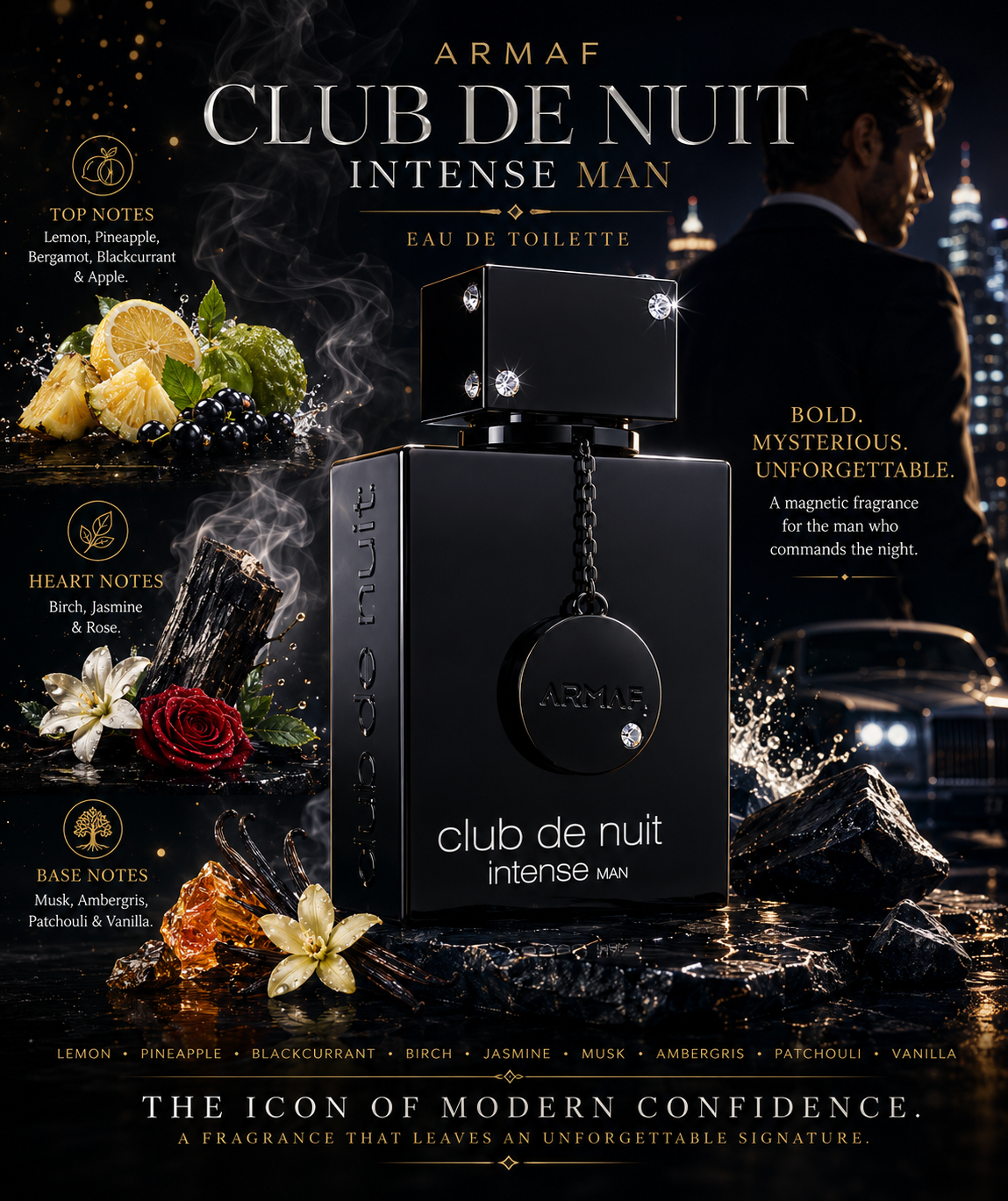 Armaf – Club de Nuit Intense Man – 3.6 oz Eau de Toilette
