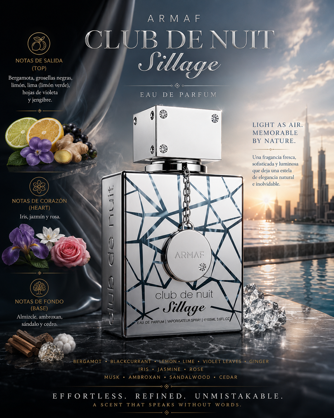 Armaf – Club de Nuit Sillage – Men – 3.6 oz Eau de Parfum