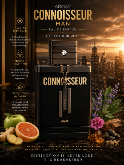 Armaf – Connoisseur – Eau de Parfum (3.4 oz / 100 ml)