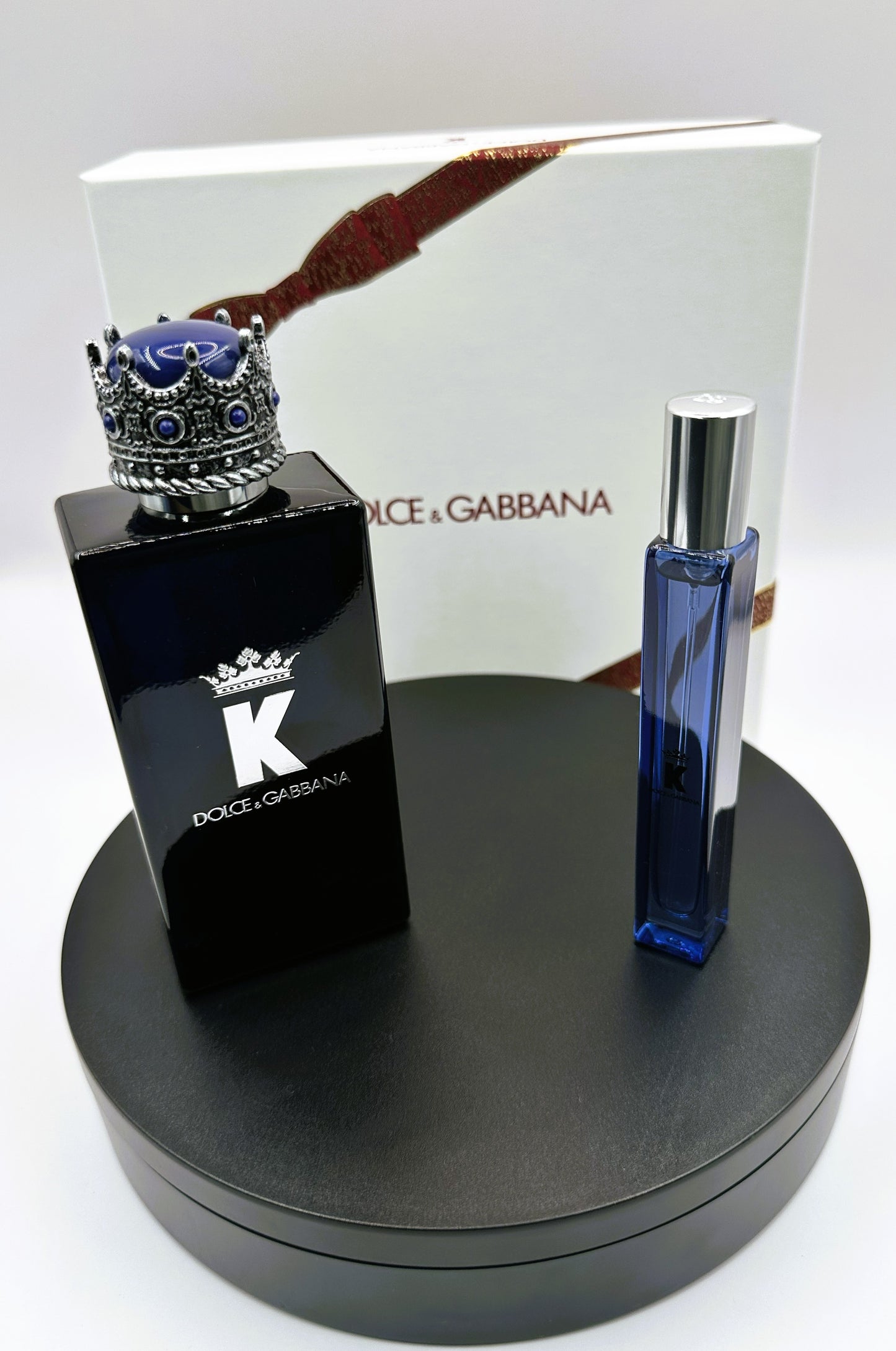 K by Dolce & Gabbana Parfum — Gift Set 3.3 oz / 100 ml + 0.33 oz / 10 ml Travel Spray