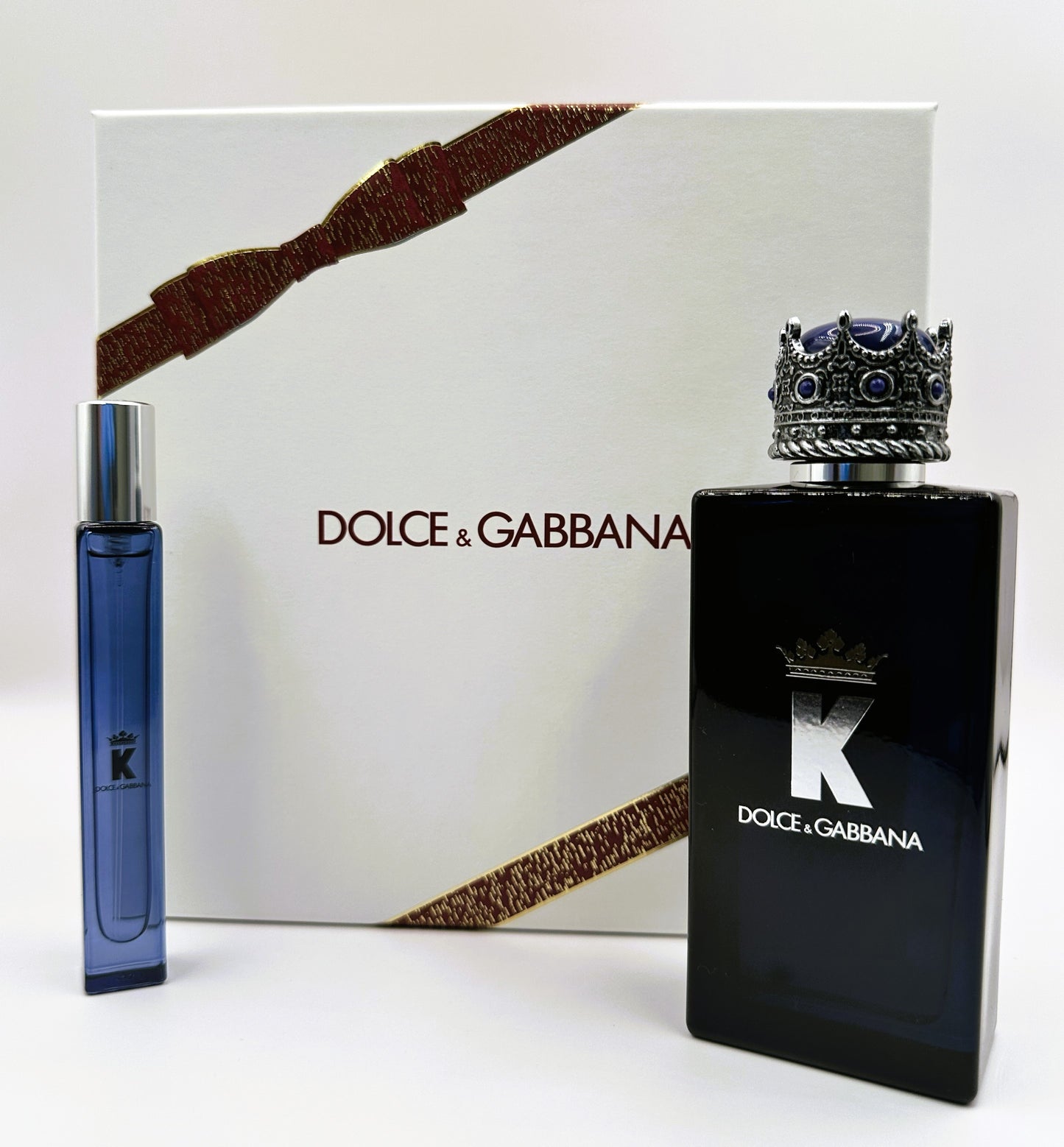 K by Dolce & Gabbana Parfum — Gift Set 3.3 oz / 100 ml + 0.33 oz / 10 ml Travel Spray