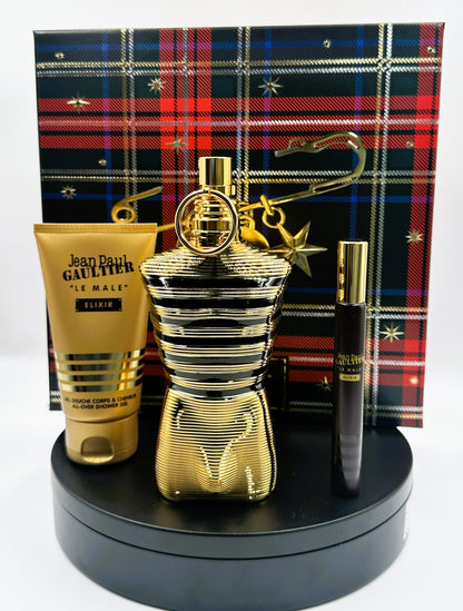 Le Male Elixir Gift Set — Jean Paul Gaultier  Parfum · 3-Piece Gift Set