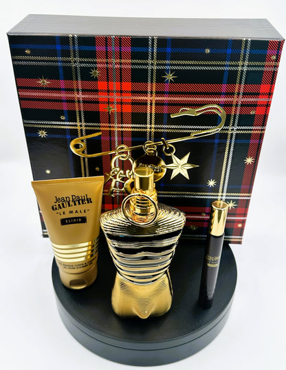 Le Male Elixir Gift Set — Jean Paul Gaultier  Parfum · 3-Piece Gift Set