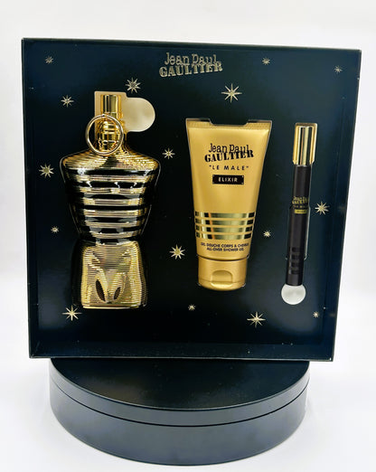 Le Male Elixir Gift Set — Jean Paul Gaultier  Parfum · 3-Piece Gift Set