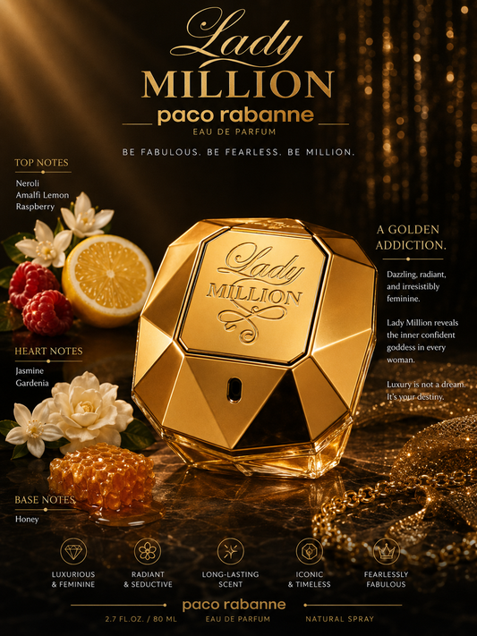 Lady Million Eau de Parfum — Rabanne  Eau de Parfum · 2.7 oz / 80 ml
