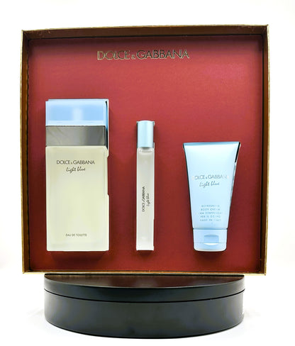 Dolce & Gabbana – Light Blue (Women) – 3-Piece Gift Set
