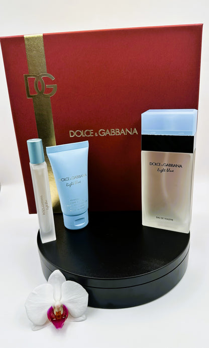 Dolce & Gabbana – Light Blue (Women) – 3-Piece Gift Set