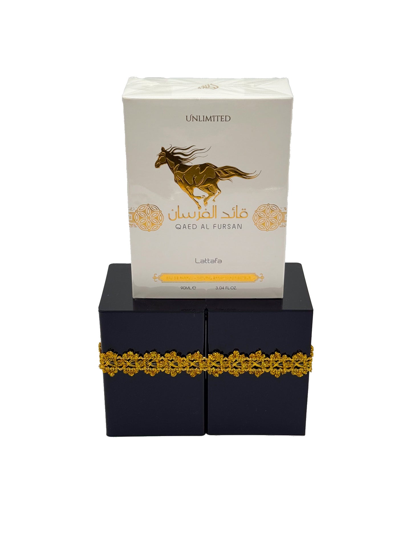 Lattafa – Qaed Al Fursan – Eau de Parfum (3.4 oz / 100 ml) 