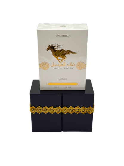 Lattafa – Qaed Al Fursan – Eau de Parfum (3.4 oz / 100 ml) 