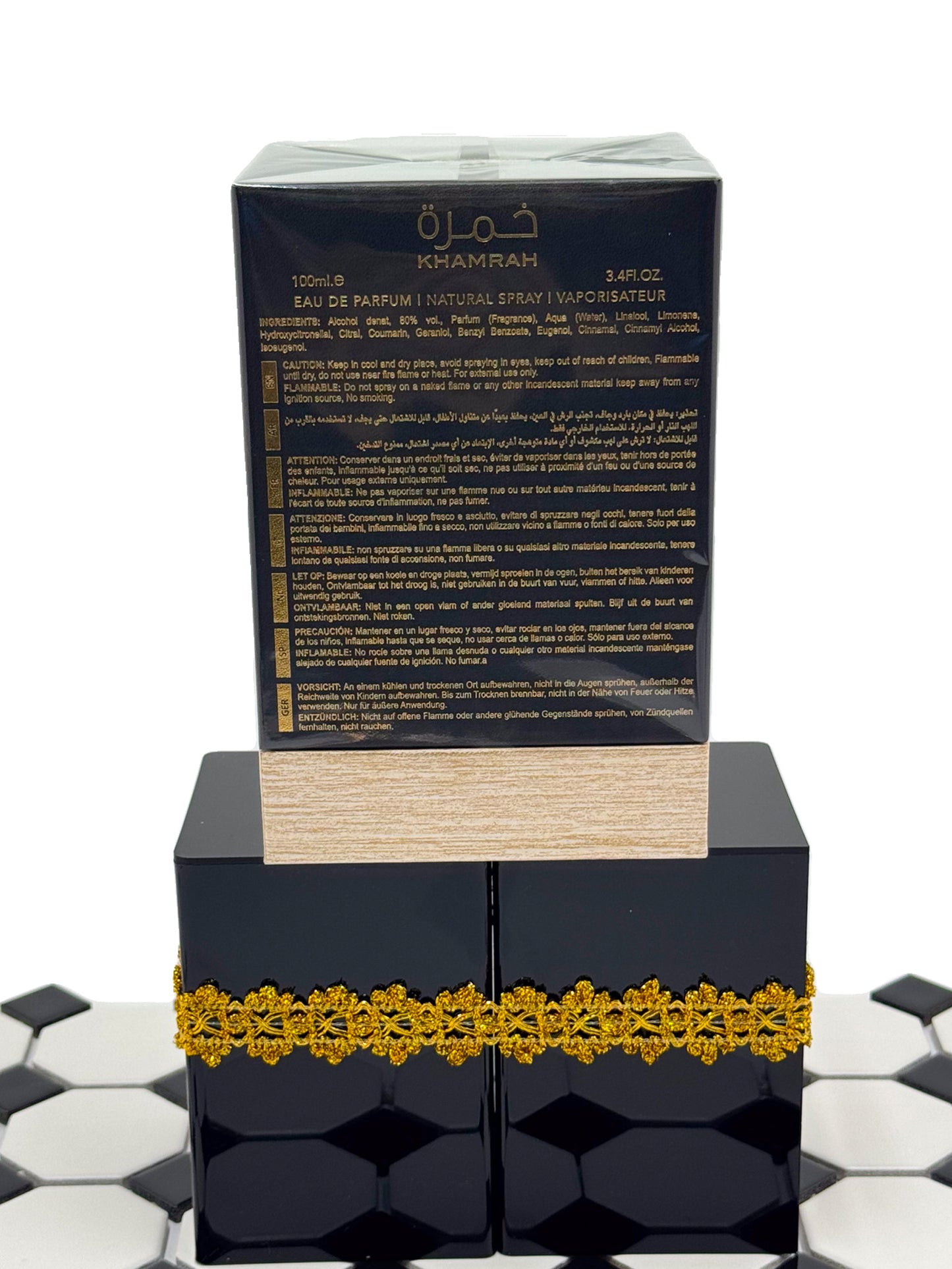 Lattafa – Khamrah – Eau de Parfum (3.4 oz / 100 ml)