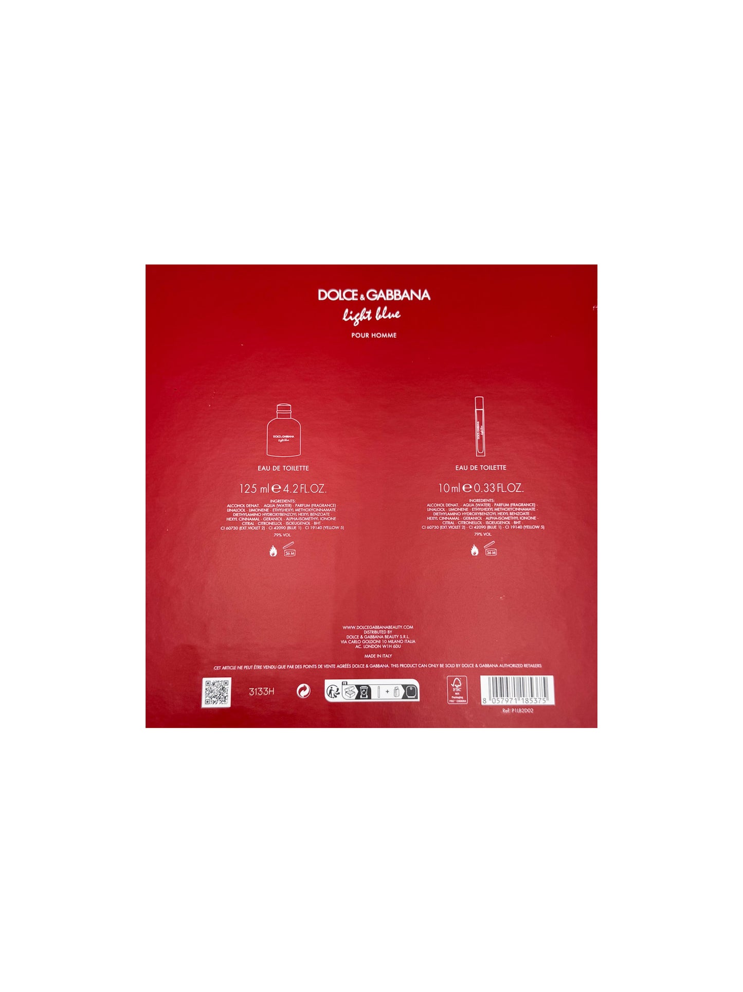 Dolce & Gabbana – Light Blue Pour Homme Gift Set (Men)