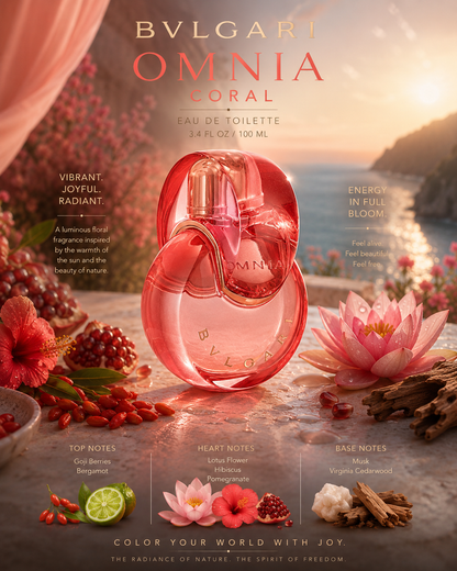 Omnia Coral — Bvlgari Eau de Toilette · 3.4 oz / 100 ml