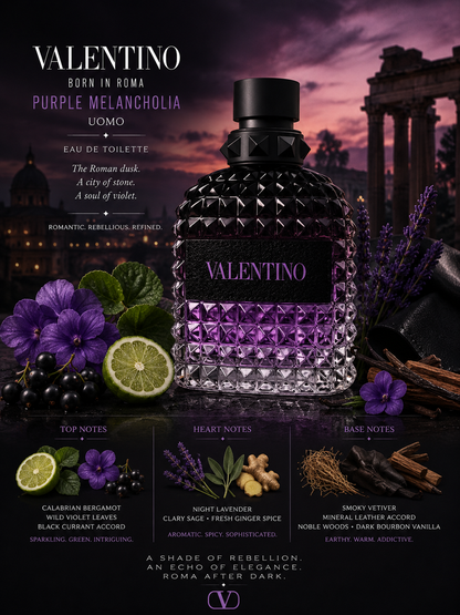Valentino Born in Roma Uomo Purple Melancholia — Valentino Eau de Toilette