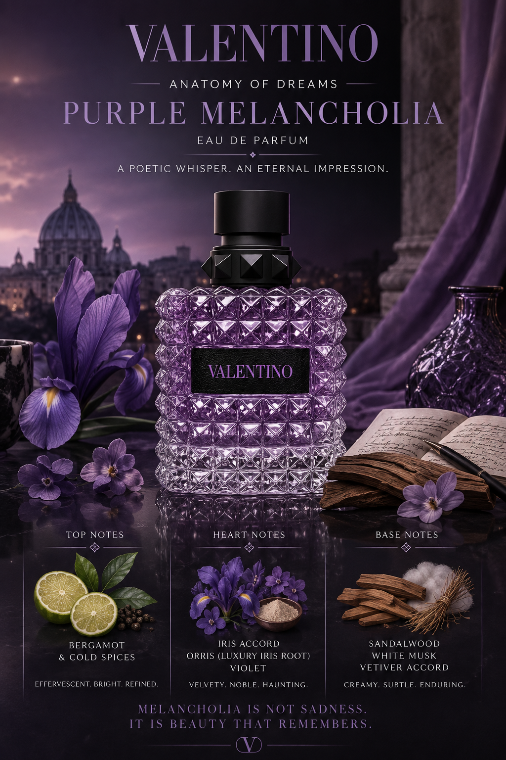 Born in Roma Donna Purple Melancholia