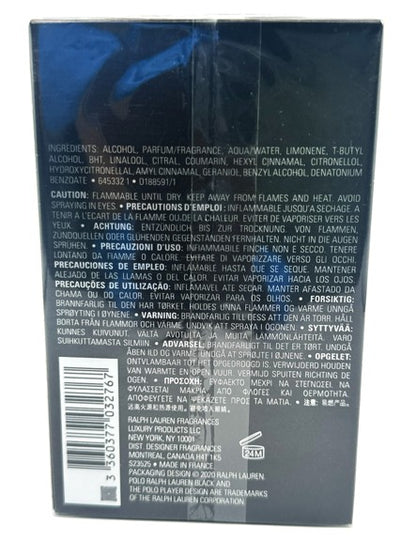 Polo Black — Ralph Lauren Eau de Toilette · 4.2 oz / 125 ml