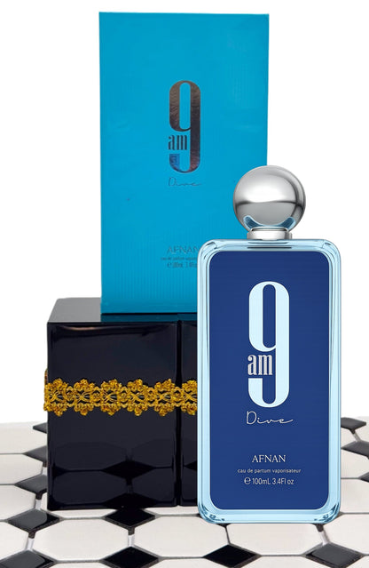 Afnan – 9AM Dive – Eau de Parfum (3.4 oz / 100 ml)