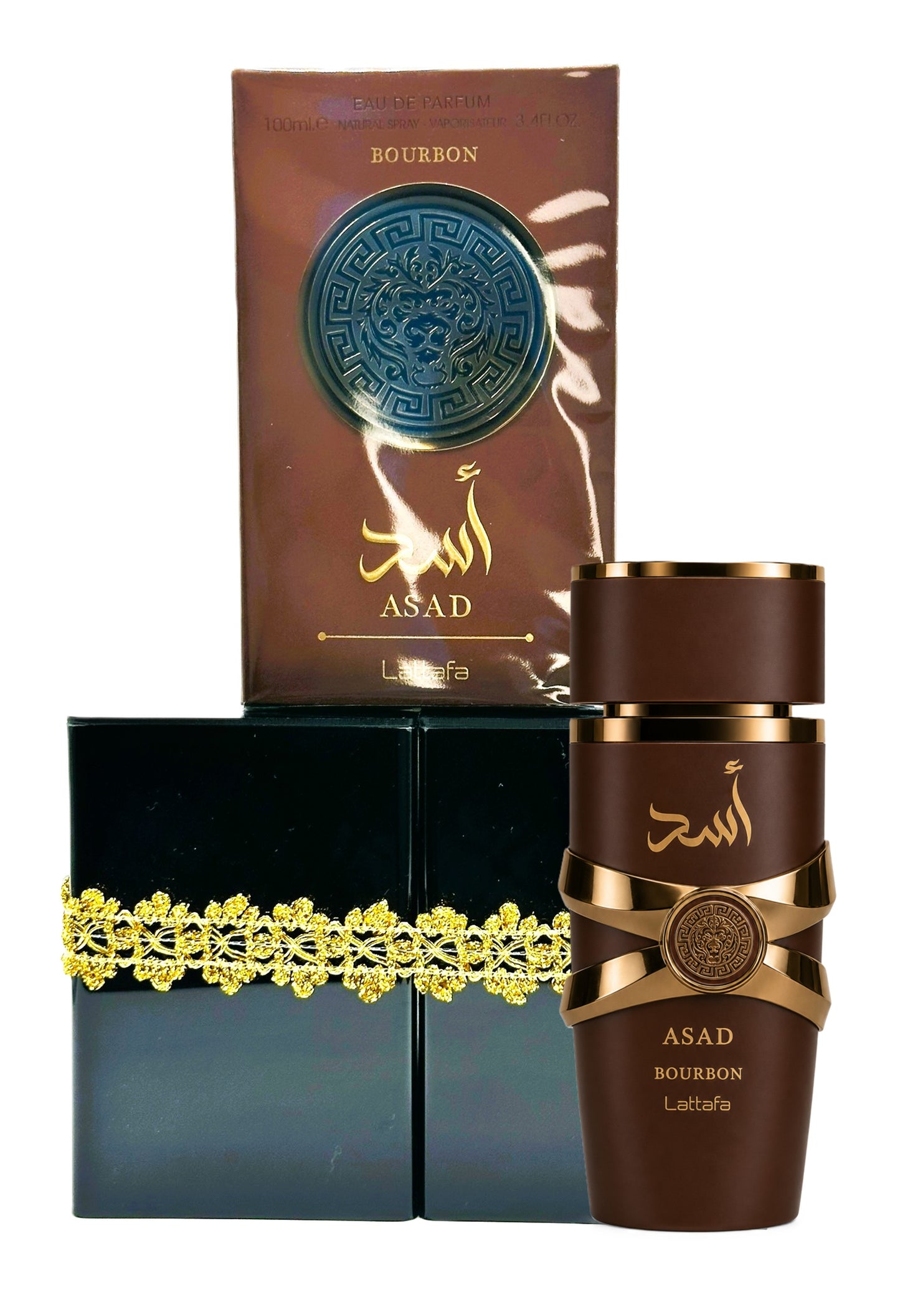 Lattafa Asad Bourbon — Lattafa  Eau de Parfum · 3.4 fl oz / 100 ml