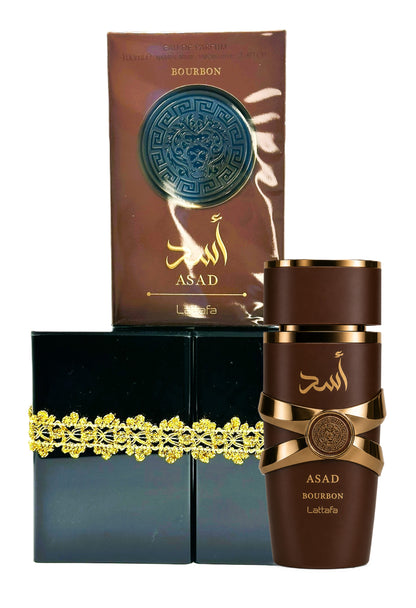 Lattafa Asad Bourbon — Lattafa  Eau de Parfum · 3.4 fl oz / 100 ml