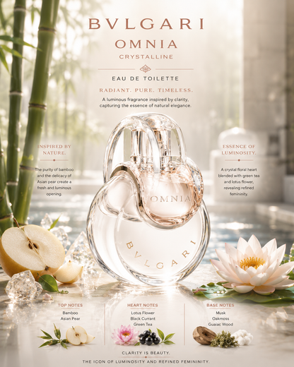 Omnia Crystalline — Bvlgari  Eau de Toilette · 3.4 oz / 100 ml