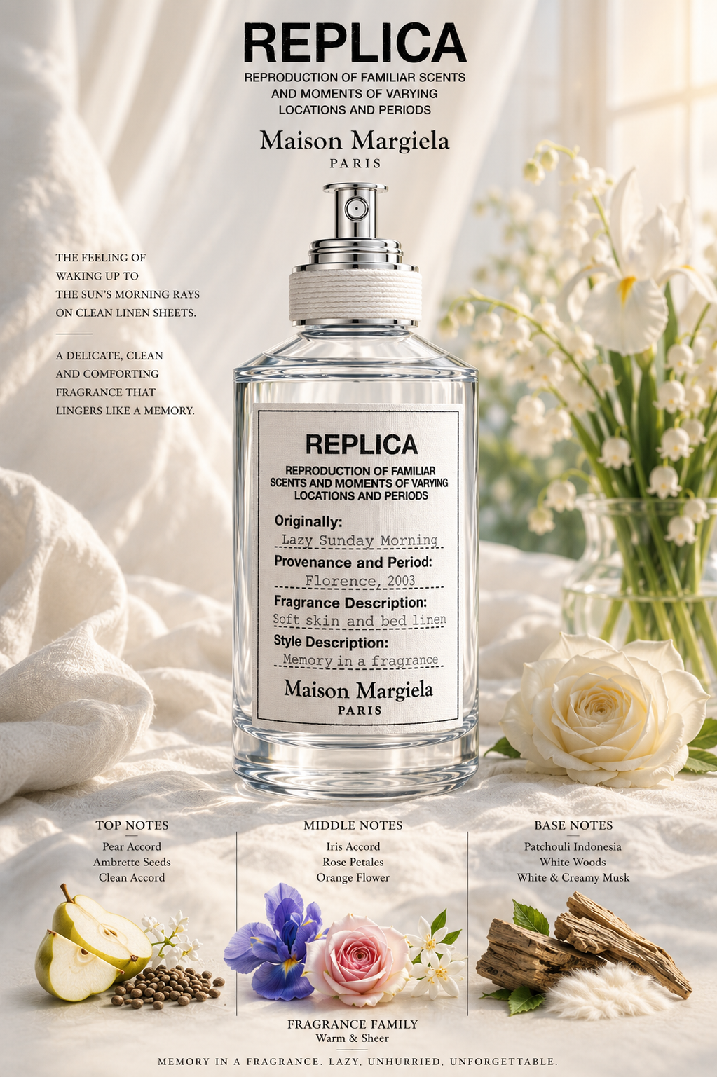 REPLICA Lazy Sunday Morning — Maison Margiela  Eau de Toilette · 3.4 oz / 100 ml