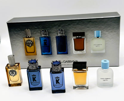 Dolce & Gabbana — Men's Miniature Fragrance Gift Set, 5 Pieces × 5 ml