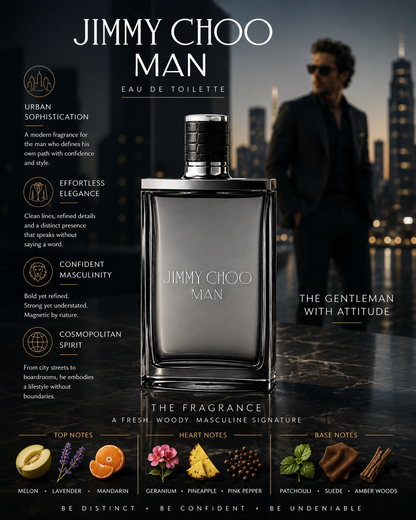 Jimmy Choo Man – Eau de Toilette (3.3 oz / 100 ml)