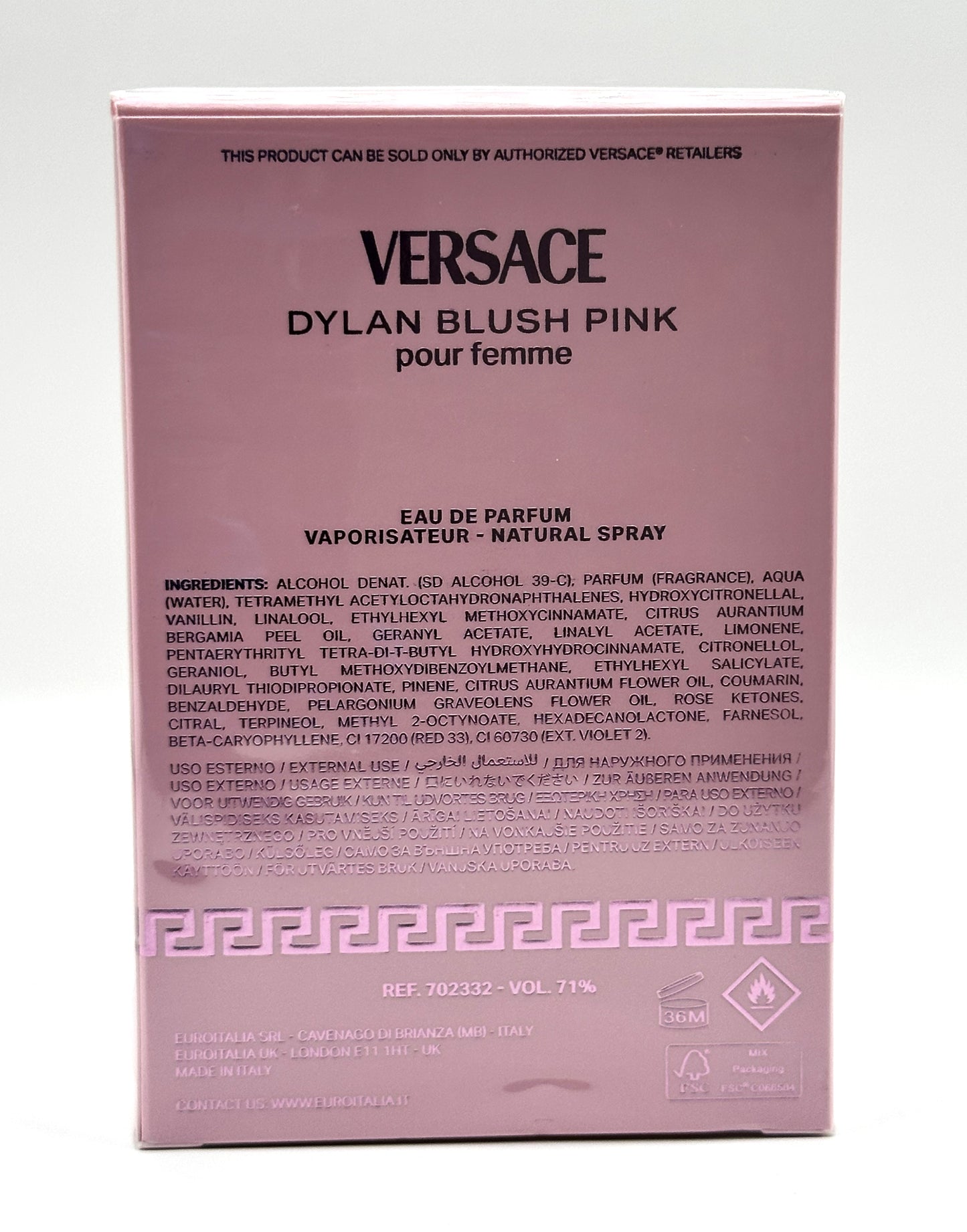 Versace Dylan Blush Pink — Eau de Parfum