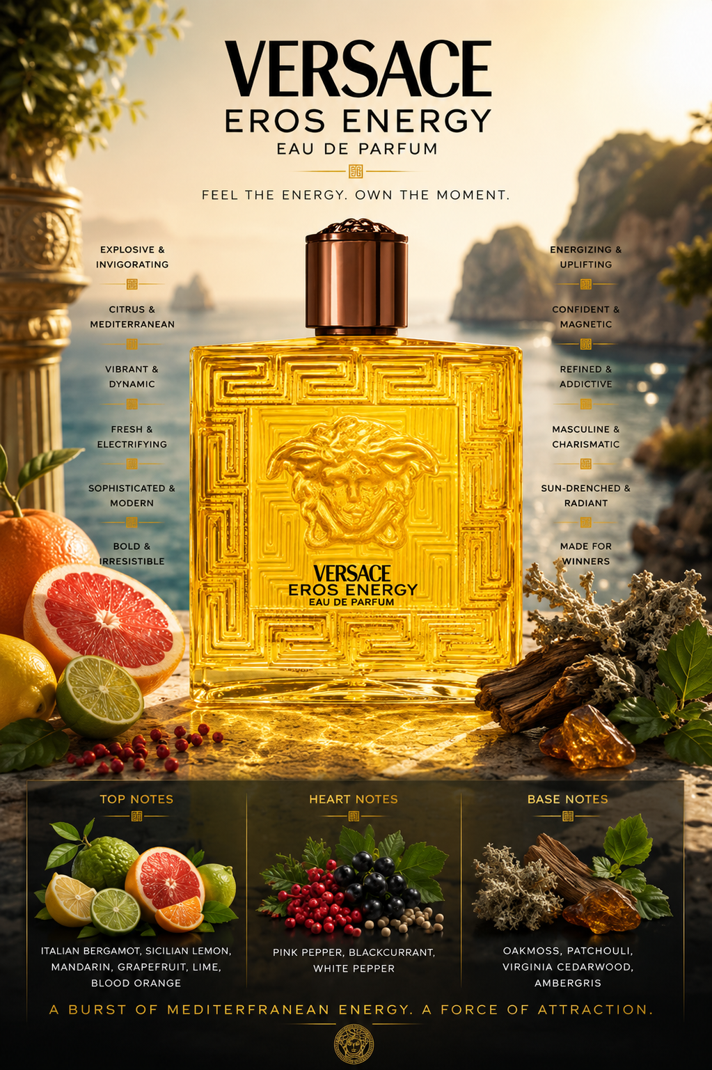 Versace Eros Energy — Versace  Eau de Parfum · 3.4 oz / 100 ml