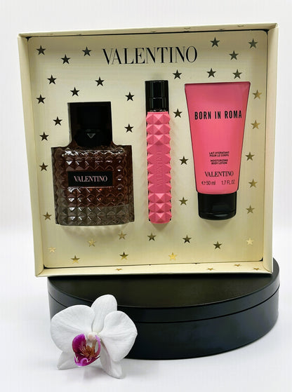 Valentino Donna Born In Roma Gift Set — Valentino  Eau de Parfum · 3-Piece Gift Set
