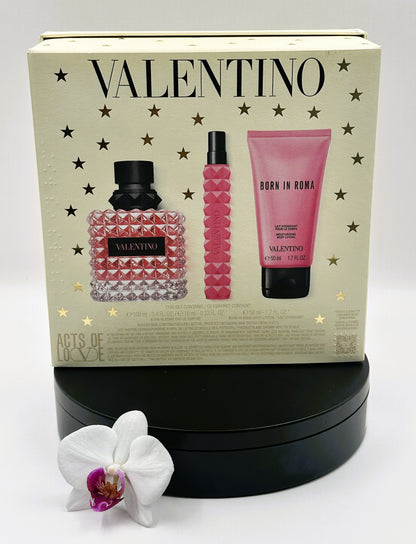 Valentino Donna Born In Roma Gift Set — Valentino  Eau de Parfum · 3-Piece Gift Set