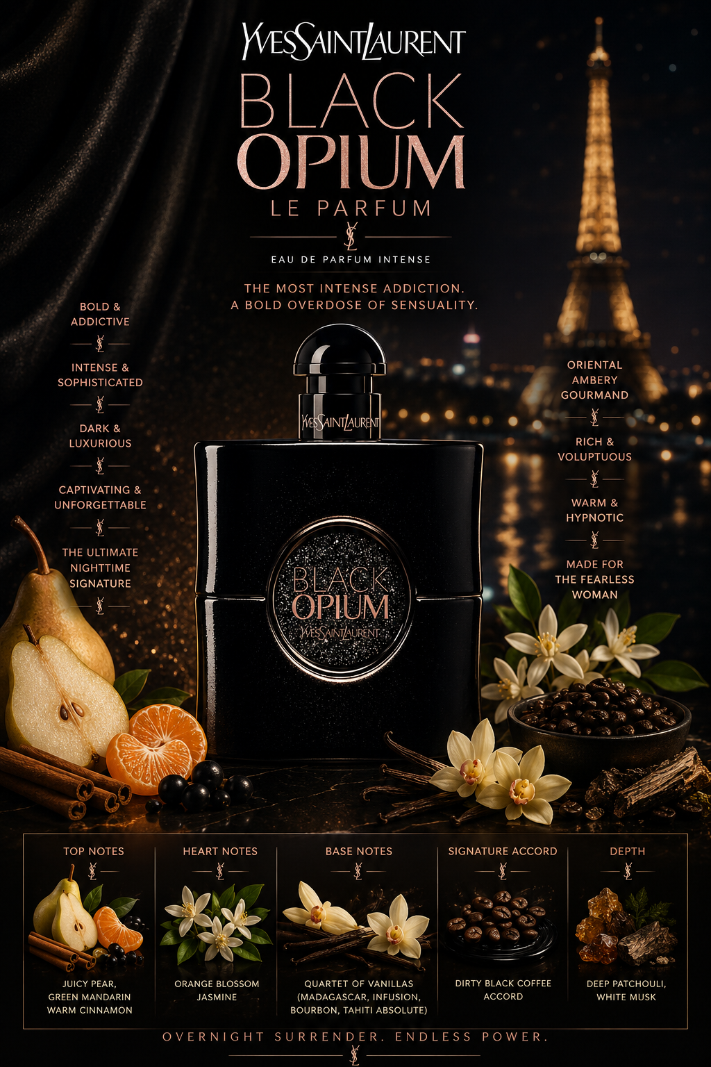 Black Opium Le Parfum by Yves Saint Laurent – Eau de Parfum Intense
