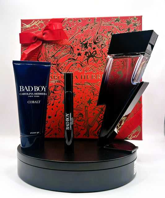 Carolina Herrera Bad Boy Cobalt Gift Set — Carolina Herrera  3-Piece Eau de Parfum Gift Set