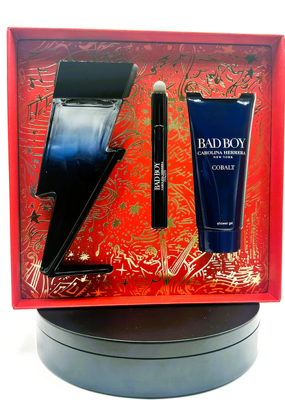Carolina Herrera Bad Boy Cobalt Gift Set — Carolina Herrera  3-Piece Eau de Parfum Gift Set