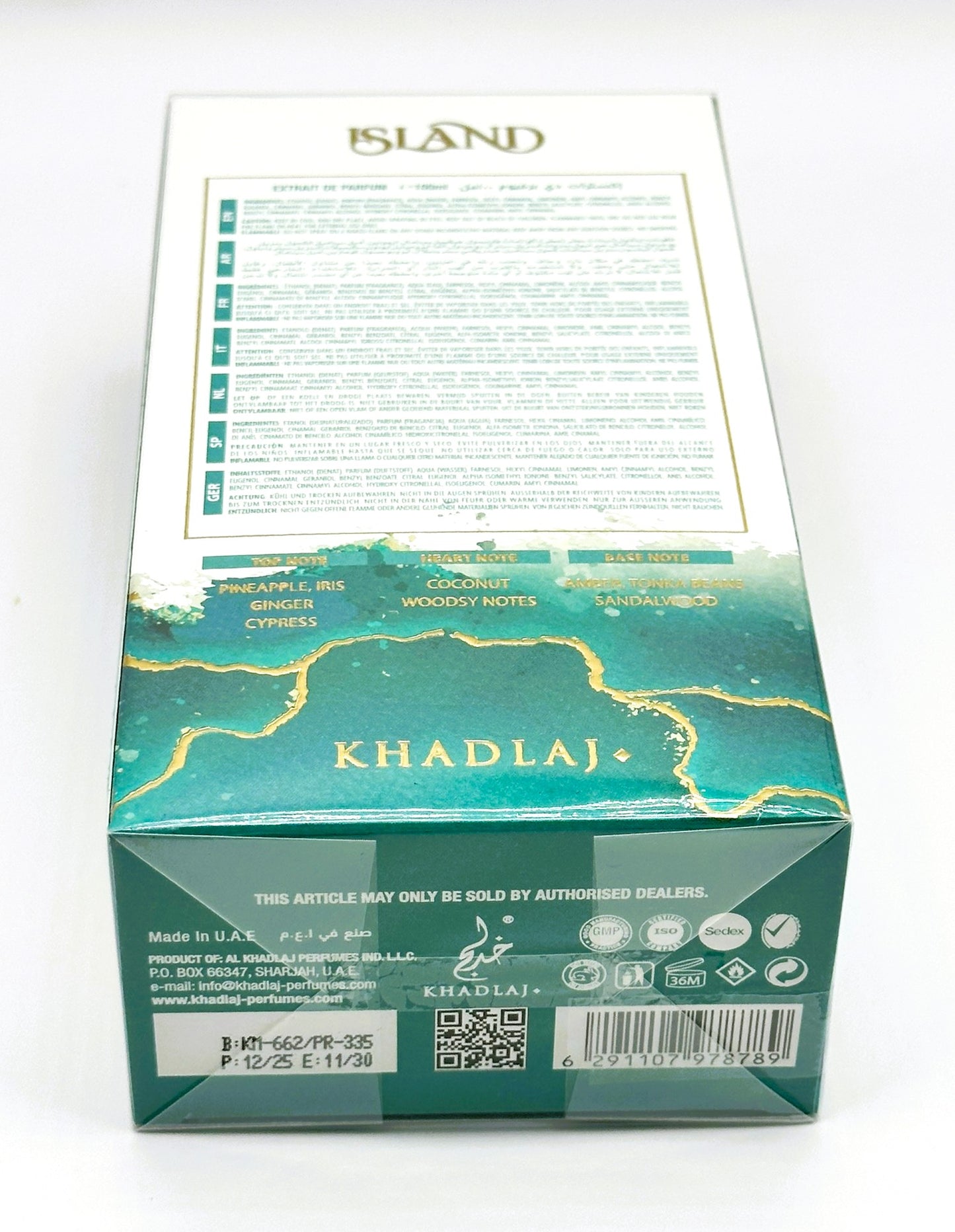 Khadlaj Island — Khadlaj  Extrait de Parfum · 3.4 fl oz / 100 ml
