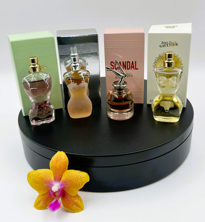 Jean Paul Gaultier Miniatures Collection for Women Gift Set · 4 x 0.2 oz / 6 ml Miniatures