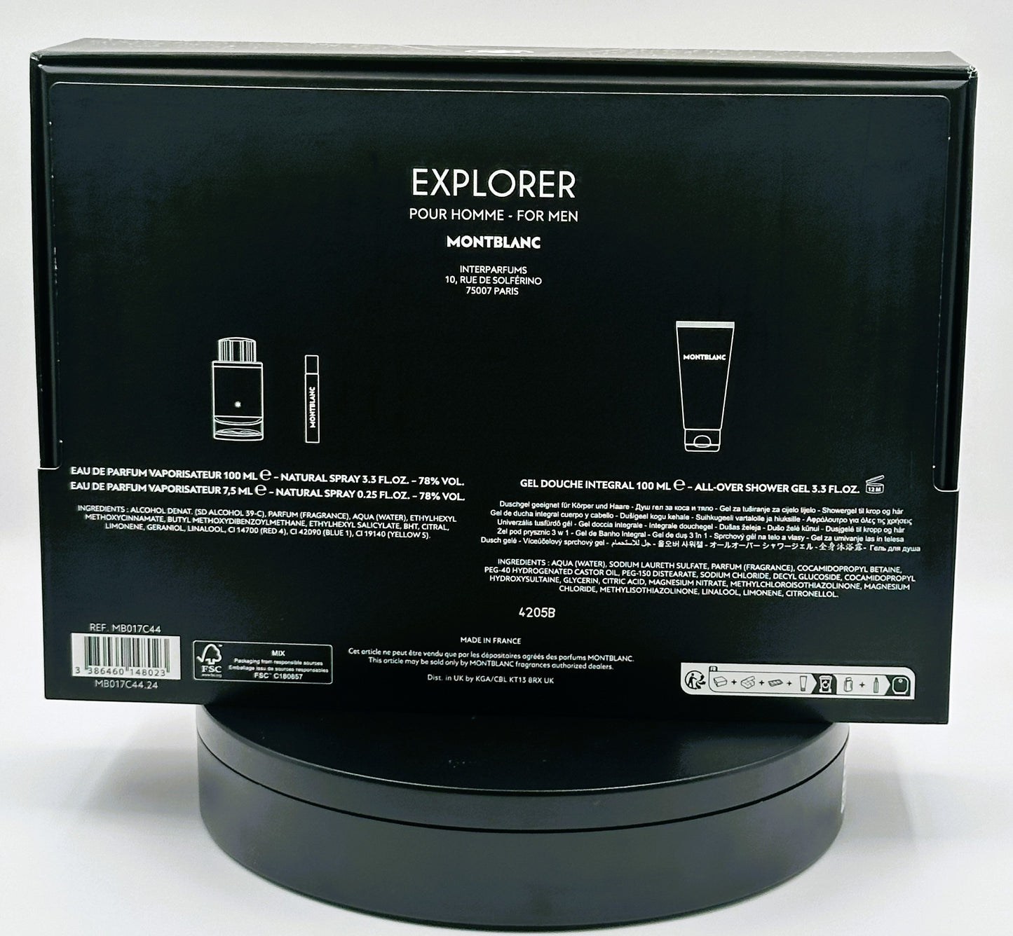Montblanc – Explorer Gift Set (Men) — 3-Piece Set