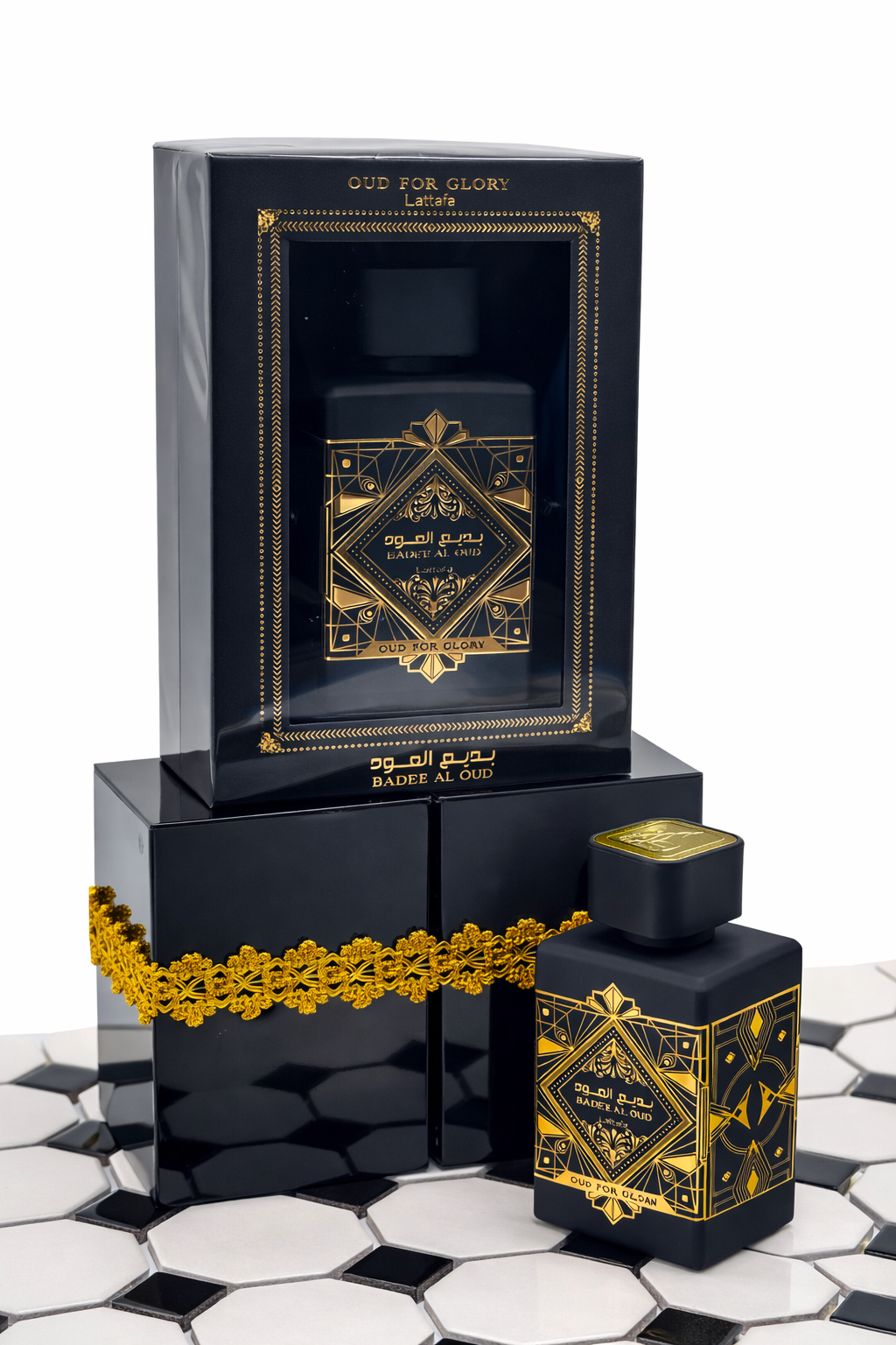 Lattafa – Oud for Glory (Bade’e Al Oud) Eau de Parfum — 3.4 oz / 100 ml