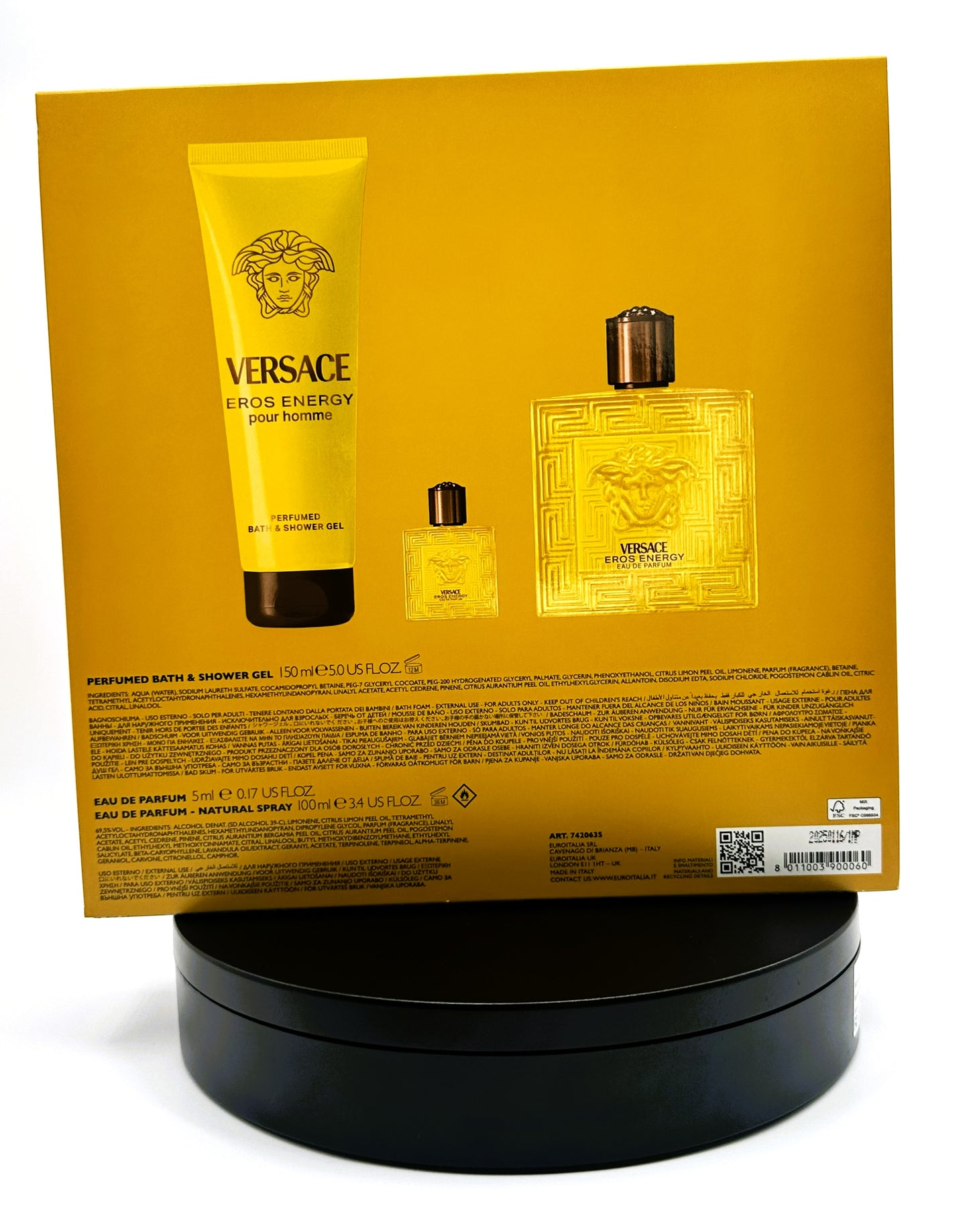 Versace Eros Energy Gift Set (Men) – Shower Gel 3-Piece Set